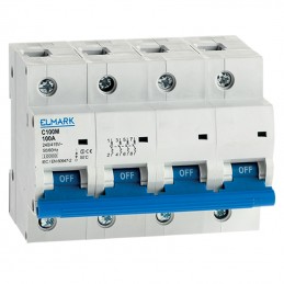Interruttore 80A automatico C 100M 10KA 4 poli Curva C