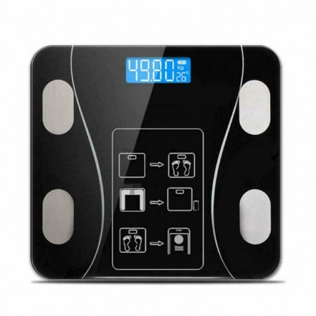 Bilancia Intelligente Pesapersone con Bluetooth Digitale Elettronica 180kg