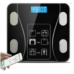Bilancia Intelligente Pesapersone con Bluetooth Digitale Elettronica 180kg