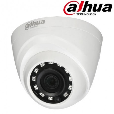 Telecamera Dahua HAC-HDW1000R-S3 dome HDCVI IBRIDA 4IN1 hd 720p 1Mpx 2.8MM osd