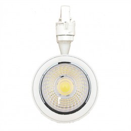 Faretto LED Bianco a binario 30W Trifase faro super compatto COB
