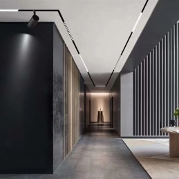 Lampada a griglia LED magnetica 48V DC 6W per binario ad incasso