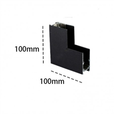 Connettore angolare 90 per binari magnetici ad esterno per angolo interno