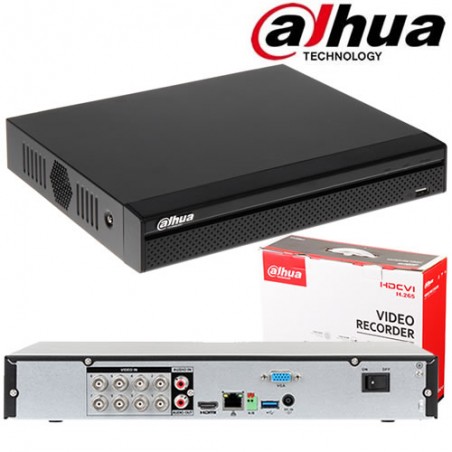 Dahua XVR5108HS-4KL-I3 penta-brid 4K uhd 8ch@8Mpx 5IN1 HDCVI/AHD/HDTVI/PAL/IP h.265+ p2p ivs