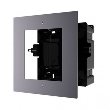 Hikvision DS-KD-ACF1/PLASTIC cassetta da incasso 1 modulo con cornice