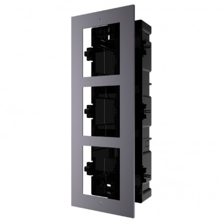 Hikvision DS-KD-ACF3/PLASTIC Cassetta da incasso 3 moduli