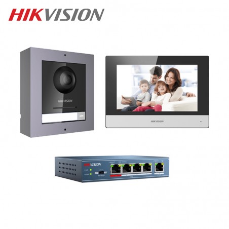 Hikvision DS-KIS602 Videocitofono Intercom IP Monofamiliare Espandibile