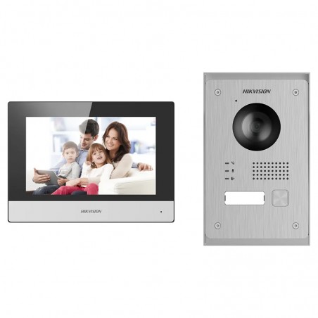 Hikvision KIS703-P Kit videocitofono monofamiliare IP POE