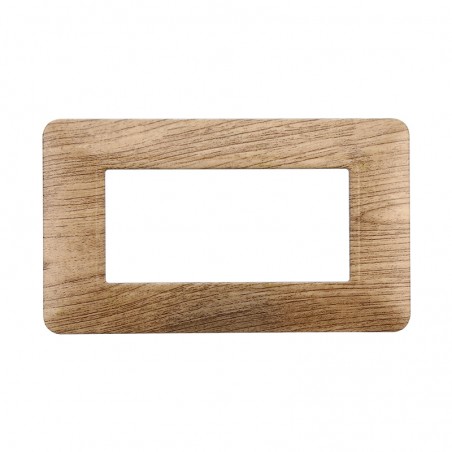PLACCA 4  POSTI MATIX ETTROIT LEGNO CHIARO MT83404