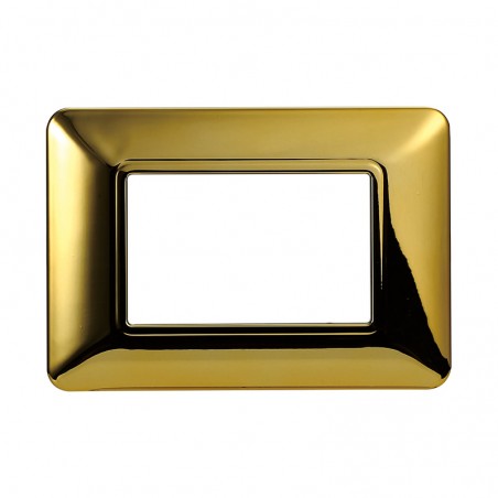 PLACCA 3  POSTI MATIX ETTROIT ORO LUCIDO MT83312
