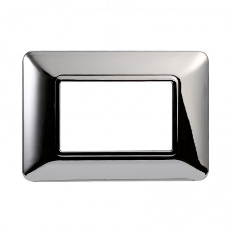 PLACCA 3 POSTI CROMATO LUCIDO MATIX ETTROIT MT83313