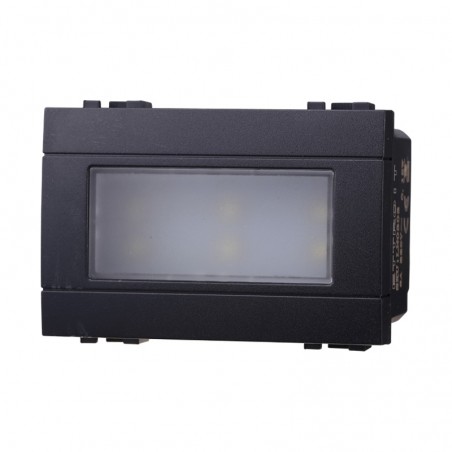 LAMPADA 3 POSTI SEGNAPASSO LED 220V 3000K  LIVING INTERNATIONAL ETTROIT LN0323