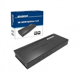 Edision 4K HDMI Splitter 1X4 distributore Ultra HD 2160p Full HD 1080P HDCP e CEC 3D Ready