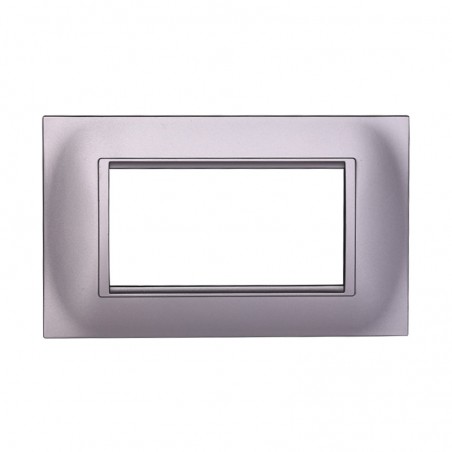 PLACCA 4  POSTI QUADRATA SILVER LIVING ETTROIT LN89406