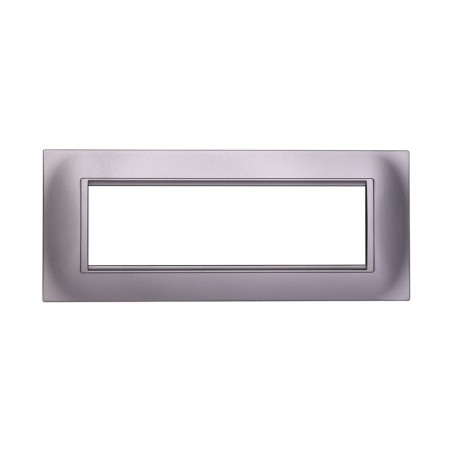 PLACCA 7 POSTI QUADRATA SILVER LIVING ETTROIT LN89706