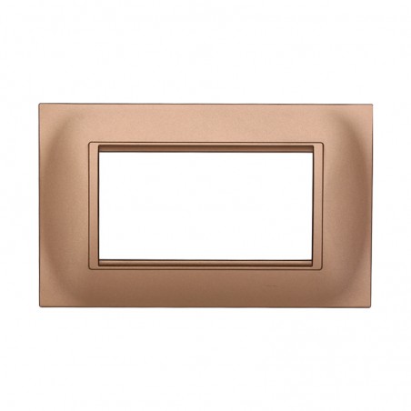 PLACCA 4 POSTI ORO QUADRATA LIVING ETTROIT LN89411