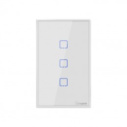 Interruttore Sonoff 3 touch WiFi senza fili compatibile con Alexa e Google Home