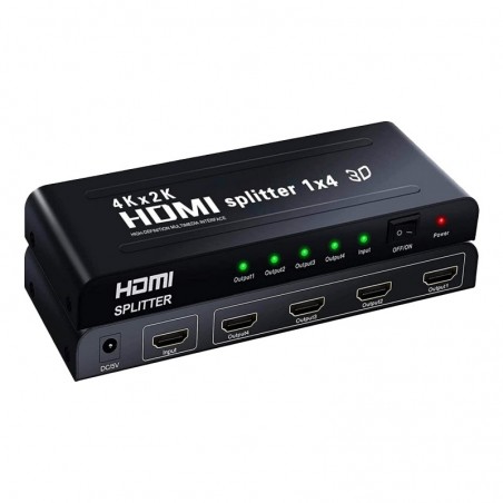Splitter divisore HDMI 1 entrata e 4 uscite Full HD