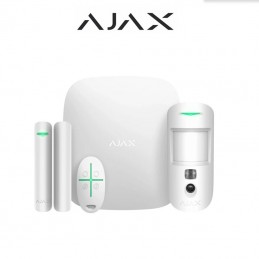 StarterKit Cam ASP AJAX (Hub 2 + MotionCam + DoorProtect + SpaceControl)  Kit allarme wireless senza fili GPRS/LAN/2SIM 2G - AJ