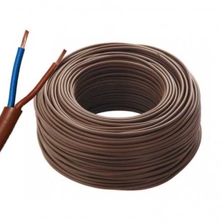 Cavo FS18OR18 Antifiamma 2x1 MMQ Colore marrone 1 MT