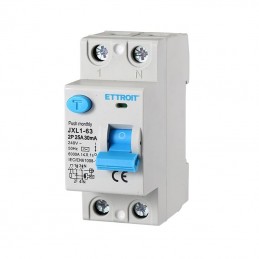 Differenziale Puro 2P 25AH 220v 30ma 6ka 2 Moduli JX322561