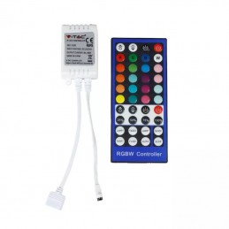 V-TAC Controller per Strip LED RGB+W Dimmerabile con Telecomando 40 Tasti sku 3326