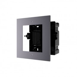Hikvision DS-KD-ACF1/PLASTIC cassetta da incasso 1 modulo con cornice