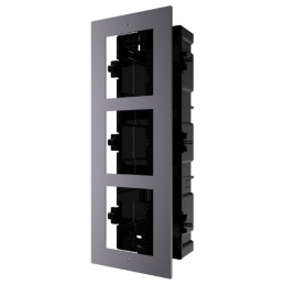 Hikvision DS-KD-ACF3/PLASTIC Cassetta da incasso 3 moduli
