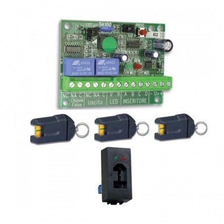 KIT 3 CHIAVI CIA SK 103 Kit Chiave Elettronica Con Adattatore per Living Bticino