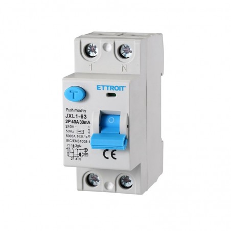 Differenziale puro 2P 40AH 220v 30ma 6ka JX324061