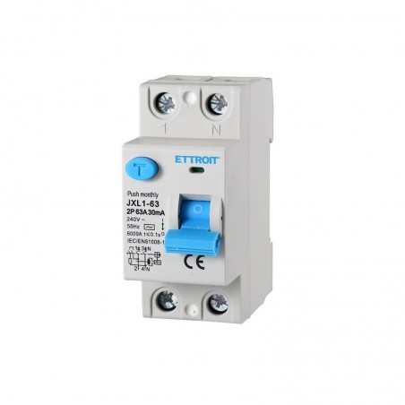 Differenziale puro 2P 63AH 220v 30ma 6ka JX326361