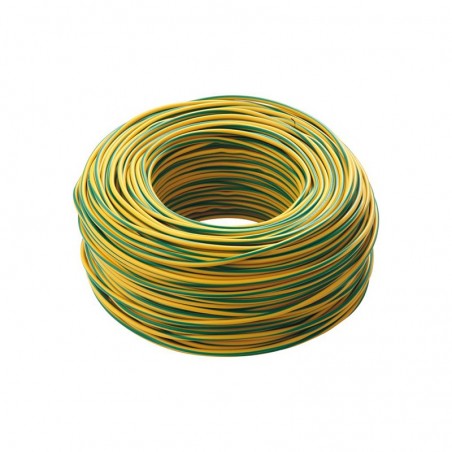 Matassa Cavo Unipolare 1X1,5 Giallo Verde FS17