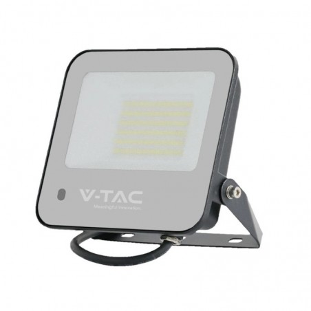 V-TAC Faro LED 50W con Telecomando e Driver IC Integrato Colore Nero e Grigio Satinato RGB+6500K IP65 sku 23463