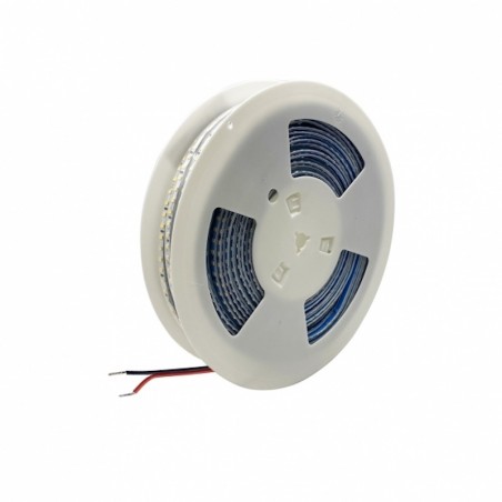 Strip Led Adesiva 220v Luce Calda 3000k 6mm 8 watt al metro 120D/M Ip65