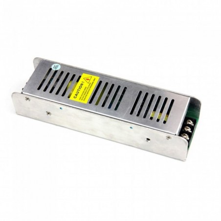 V-TAC Alimentatore Slim in Metallo 150W 24V 6.25A Morsetti a Vite con 2 Uscite 199x61x31mm IP20 TRIAC Dimmerabile sku 3258
