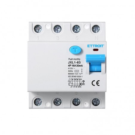 Differenziale puro 4P 16AH 380v 30ma 6ka JX341661