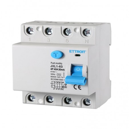 Differenziale puro 4P 40AH 380v 30ma 6ka JX344061