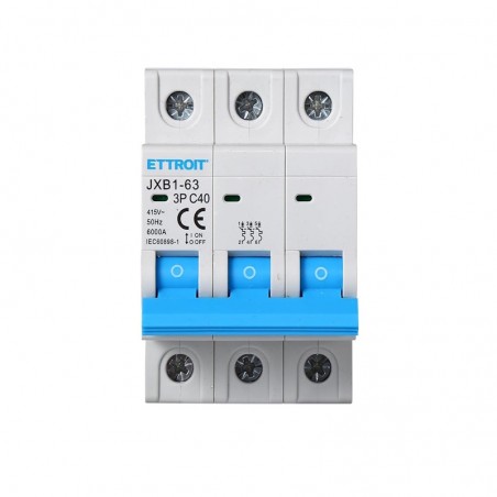 Interruttore magnetotermico 3P 40AH 380v 6ka JX134060