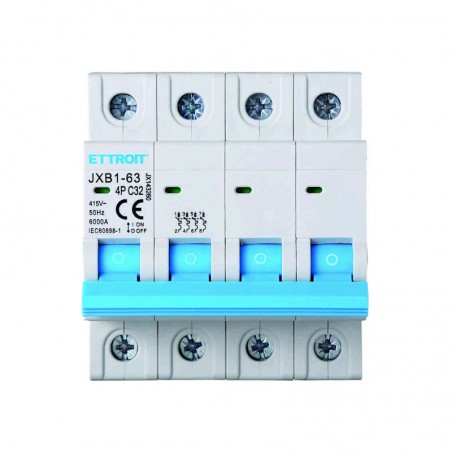 Interruttore magnetotermico 4P 32AH 380v 6ka JX143260