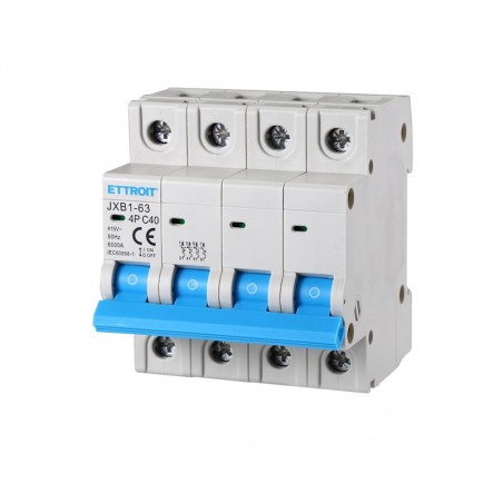 Interruttore magnetotermico 4P 40AH 380v 6ka JX144060