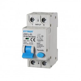 Magnetotermico Differenziale 1P+N 40AH 30mA 220v 6KA JX274061