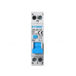 Magnetotermico Differenziale 1P+N 6AH 30mA 4.5ka 1 Modulo 220v JX250640