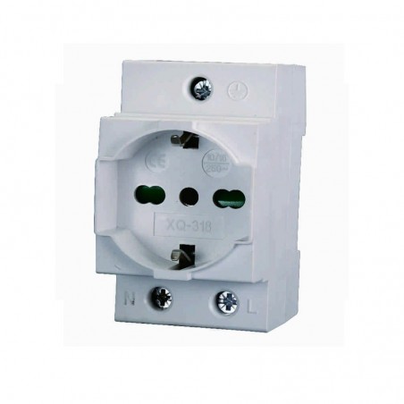 Presa Schuko 2P +T 16A Attacco DIN ETTROIT JXDA-05