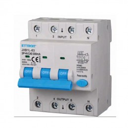 Magnetotermico Differenziale 3P+N 40AH 300mA 380V 6KA JX264063