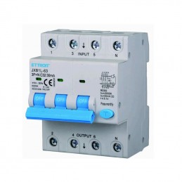Magnetotermico Differenziale 3P+N 32AH 30mA 380V 6KA JX263261