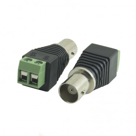 Spinotto Connettore BNC Con Viti Femmina