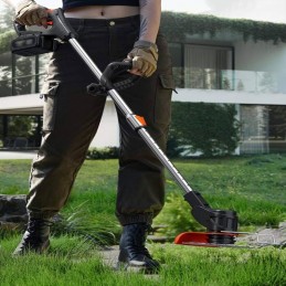Tosa Erba WEEKITOOL 6"/9" Brush Less 6000 RPM 110-140 CM Con 2 Batterie a 21V 4.0A