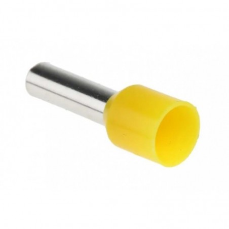 Puntalini Terminali  Giallo 100 Pezzi 1x2,5mm E2508-G