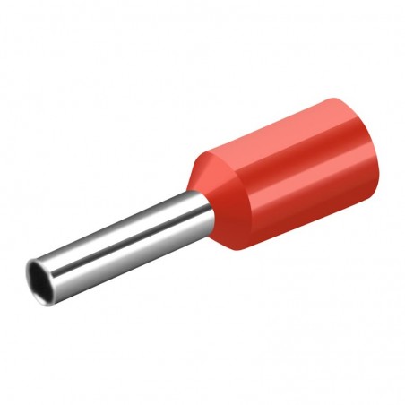 Puntalini Terminali Rosso 100 Pezzi 1x1,5mm E1508-R