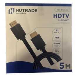 Cavi Hdmi 5Mt 1.4V Full-Hd 1920x1080 Hutrade HT-HD02 5M